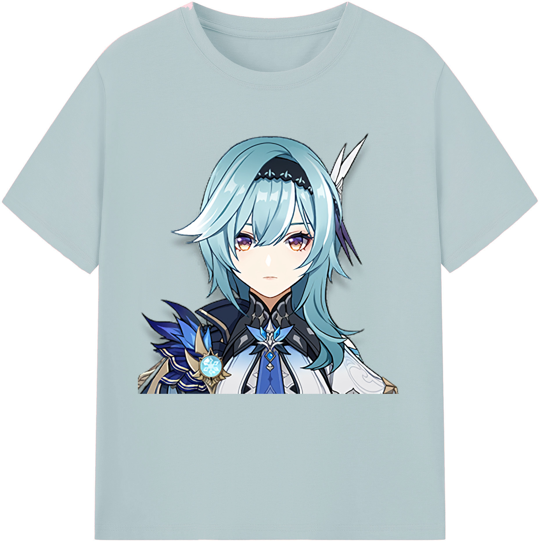 げんし神 优菈 ゆうら genshin Yūra 綿100％半袖Tシャツ（フロントプリント）